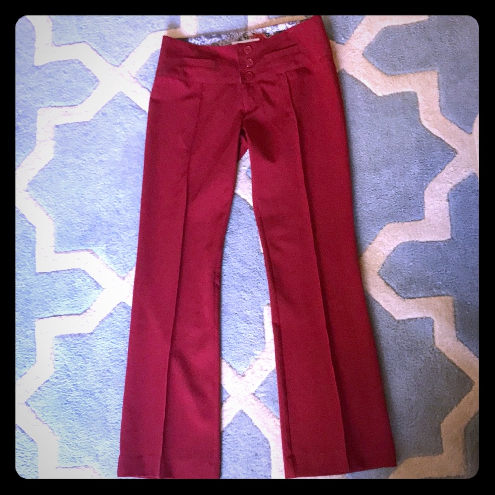 Charlotte Russe red slacks